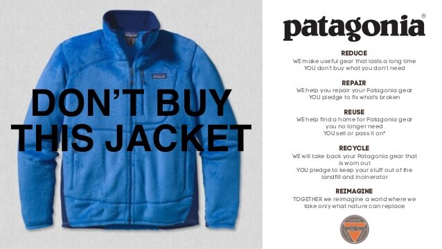 patagonic don't buy this jacket echo asia 可持續品牌篇
